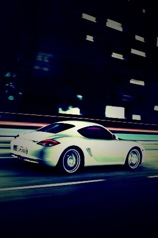 Porsche на трассе обои