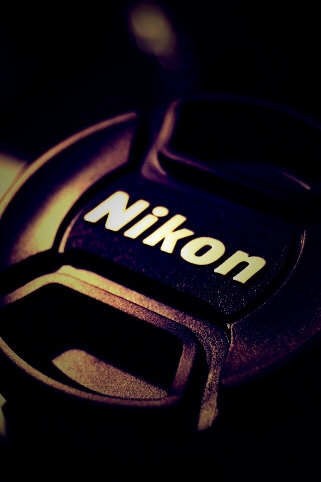 Крышечка от объектива Nikon обои