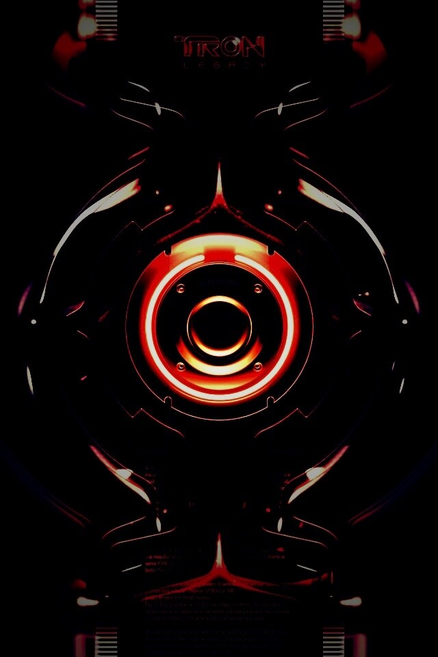 Tron Data Amber обои