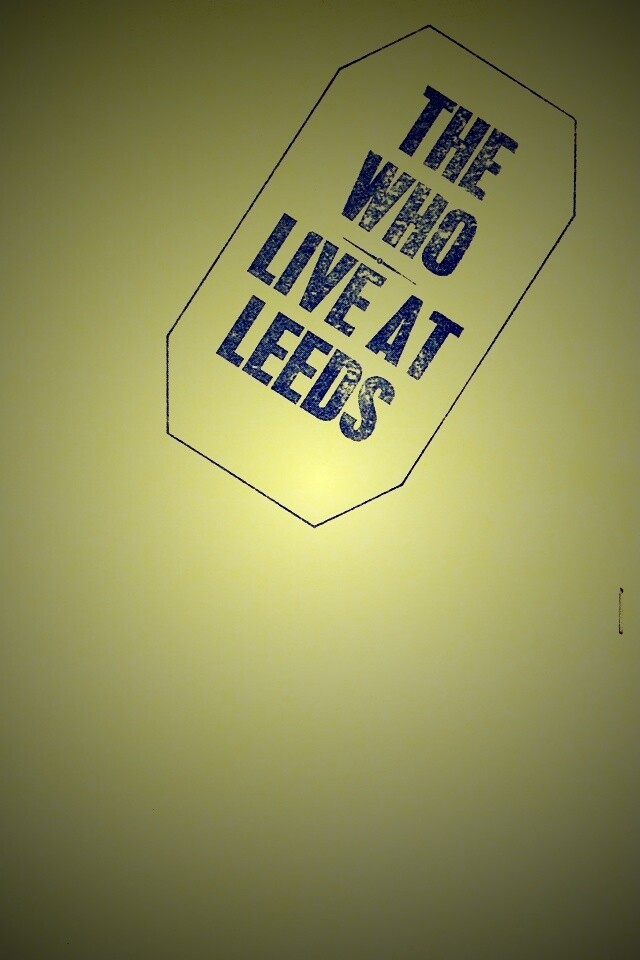 The who live at leeds обои