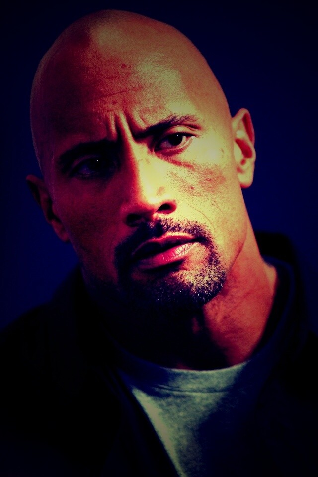 Dwayne johnson, Actor, Bald, Hair, Celebrity обои