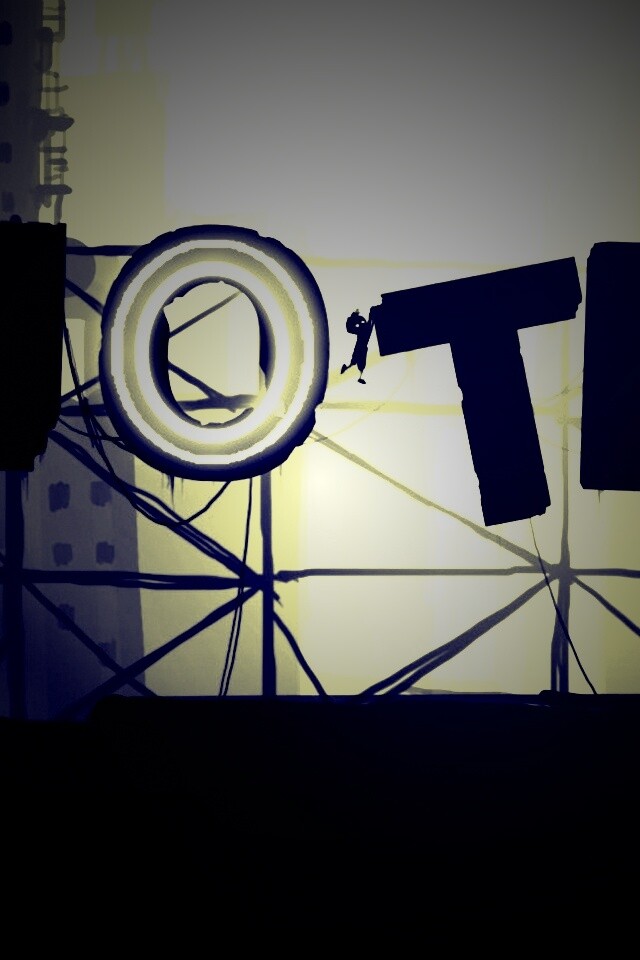 Мальчик из Limbo на вывеске "Hotel" обои