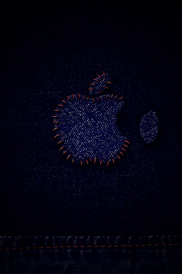 Штопанный Apple обои