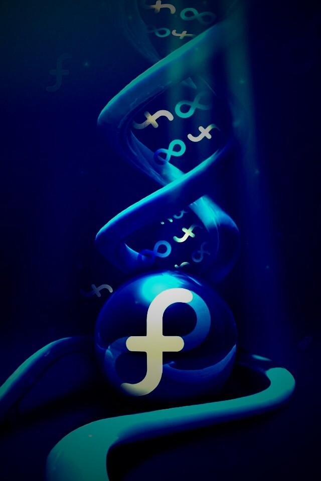 OS Fedora обои