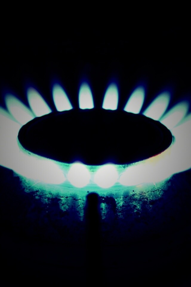 Огонь газовой конфорки обои