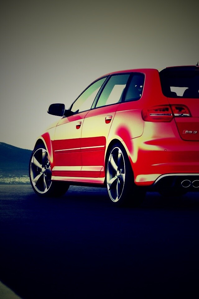 Audi модели RS3 сзади обои