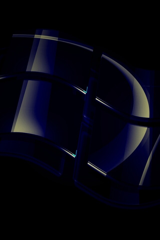 Стеклянный логотип Windows обои