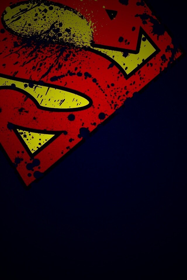 Потертый знак Супермена обои