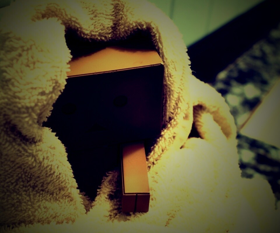 Yotsubato Danbo в полотенце обои