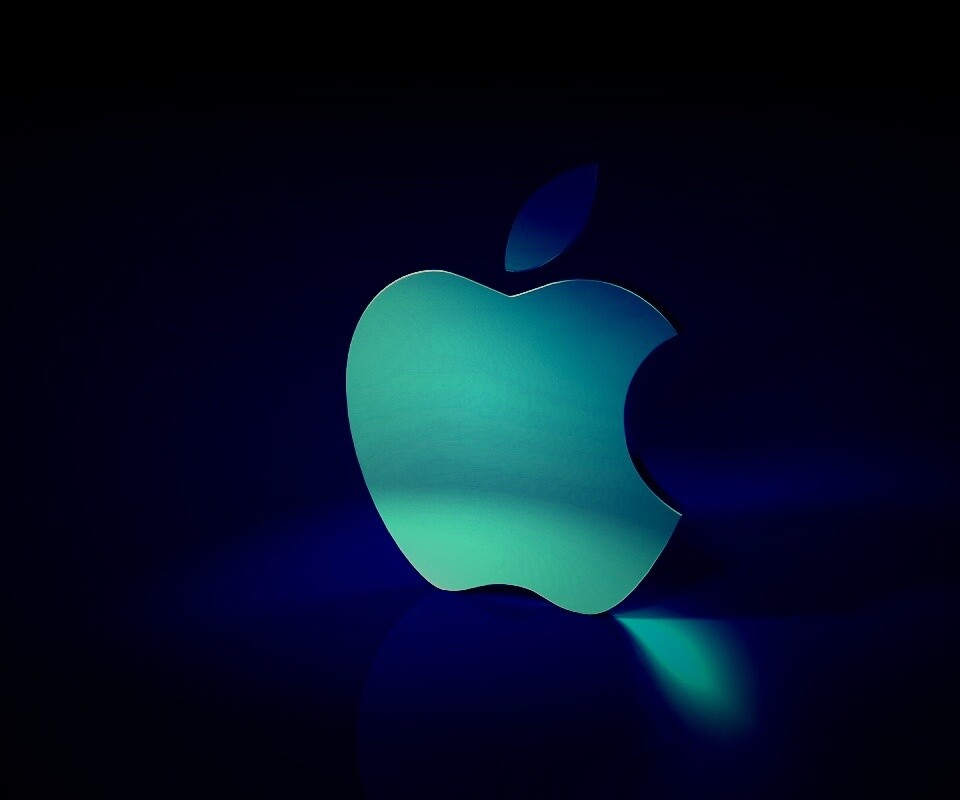 3D логотип Apple обои