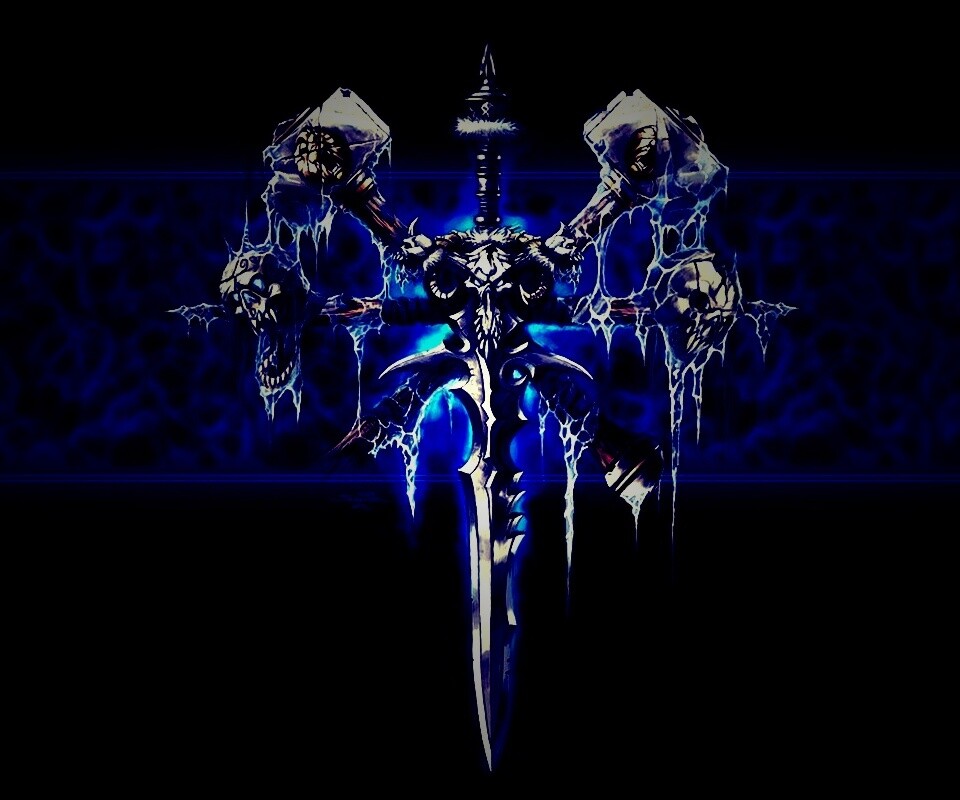 Логотип WarCraft Frothen Throne обои