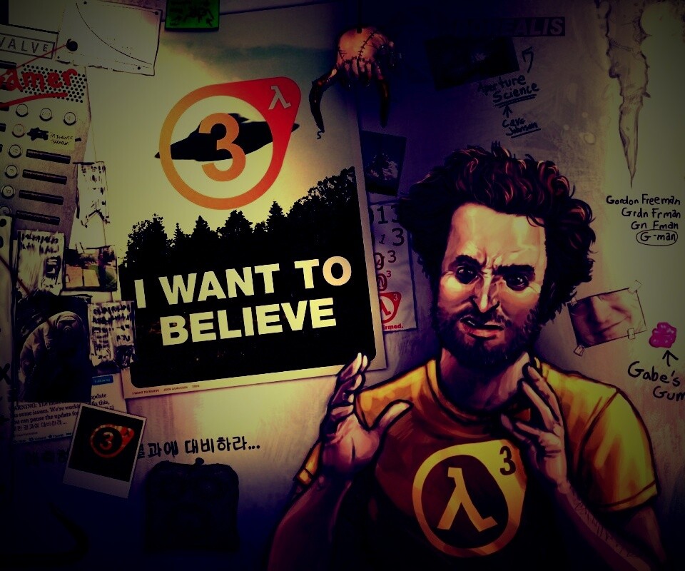Half Life 3 - I want to believe обои