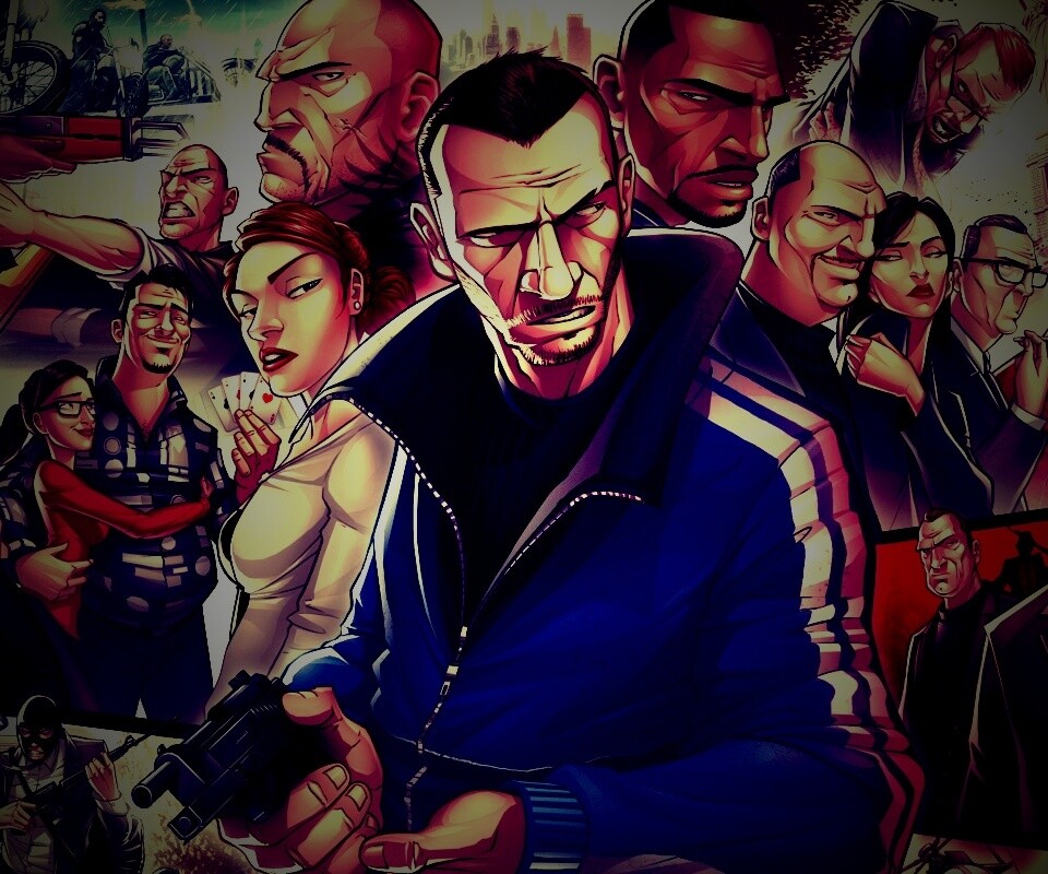 Персонажи GTA4 обои