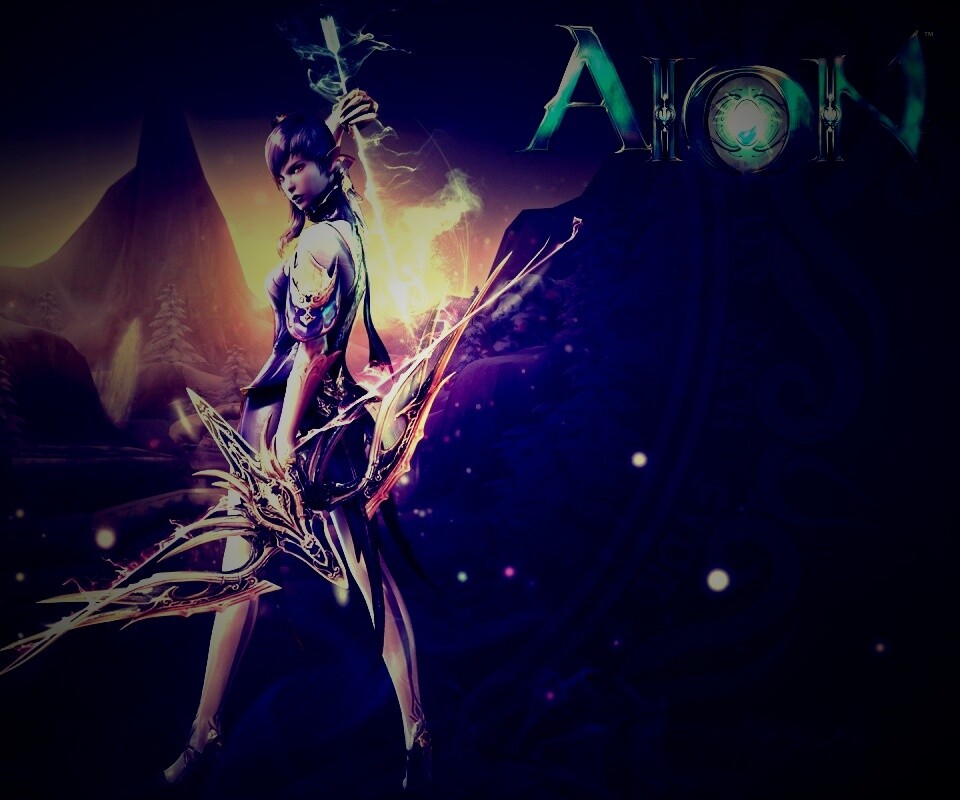 Эльфийка из Aion обои