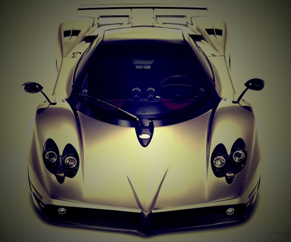 Pagani Zonda спереди обои
