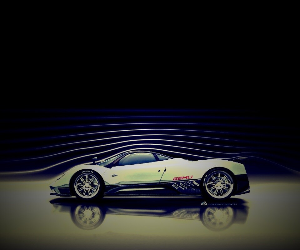 Аэродинамика Pagani Zonda обои