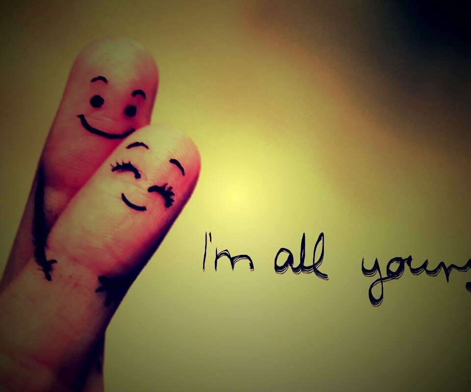 I"m all yours! обои