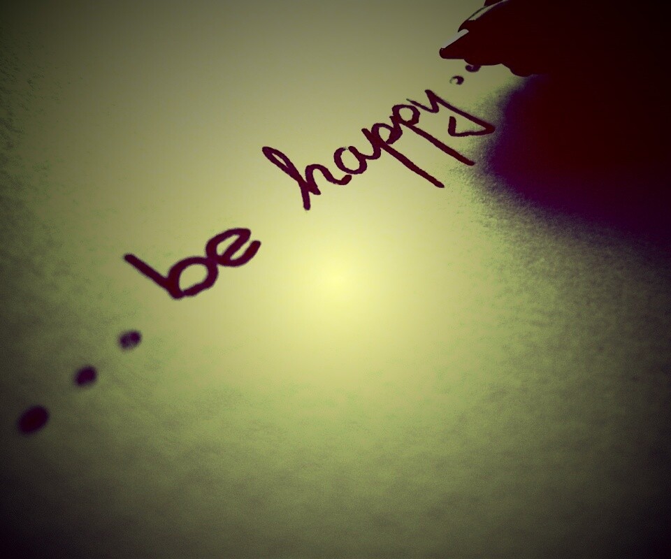 ... be happy ... обои