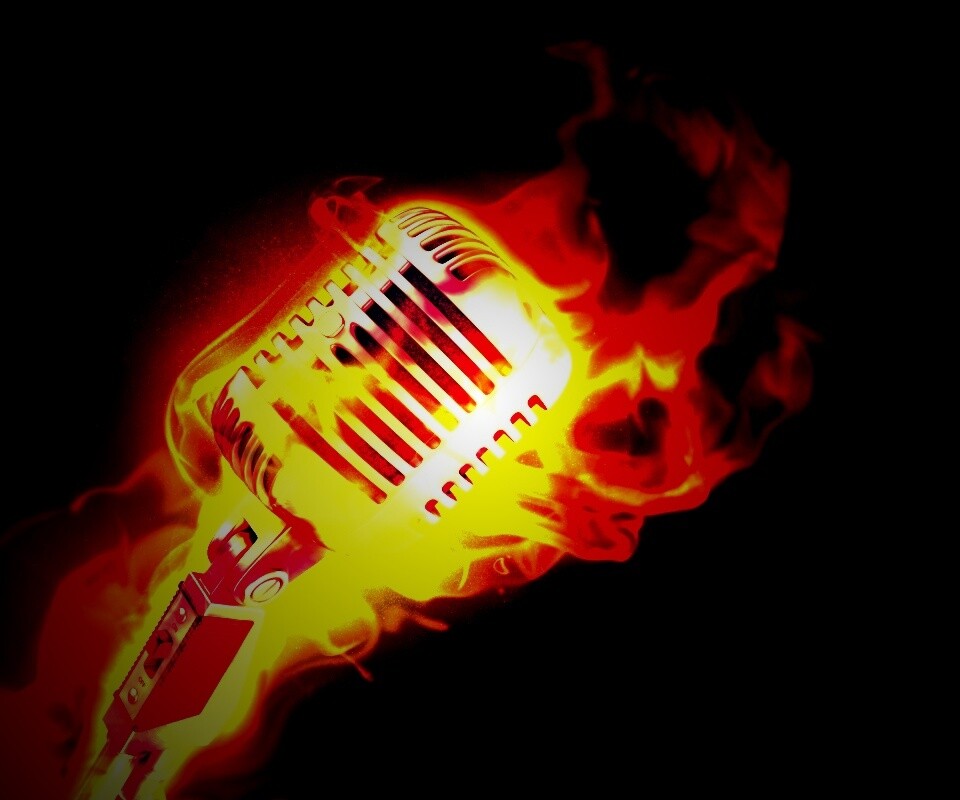 On fire! обои