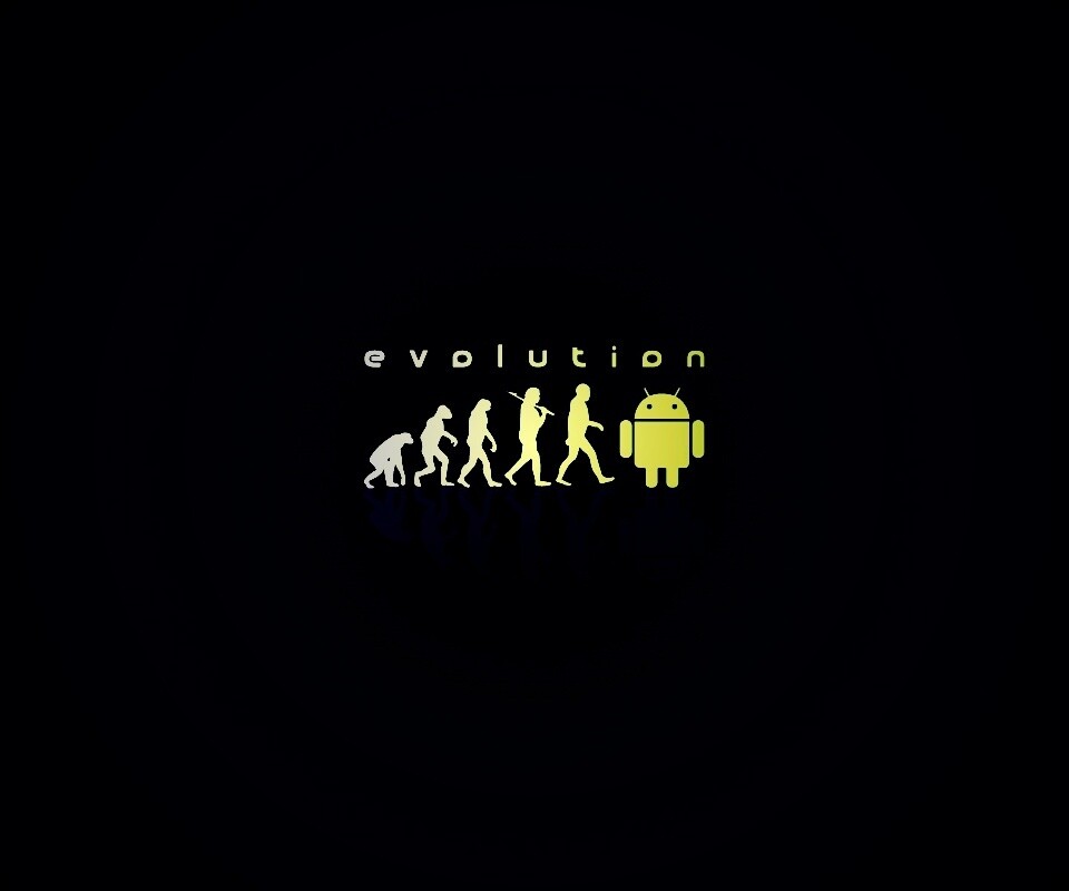 Эволюция по мнению Android обои