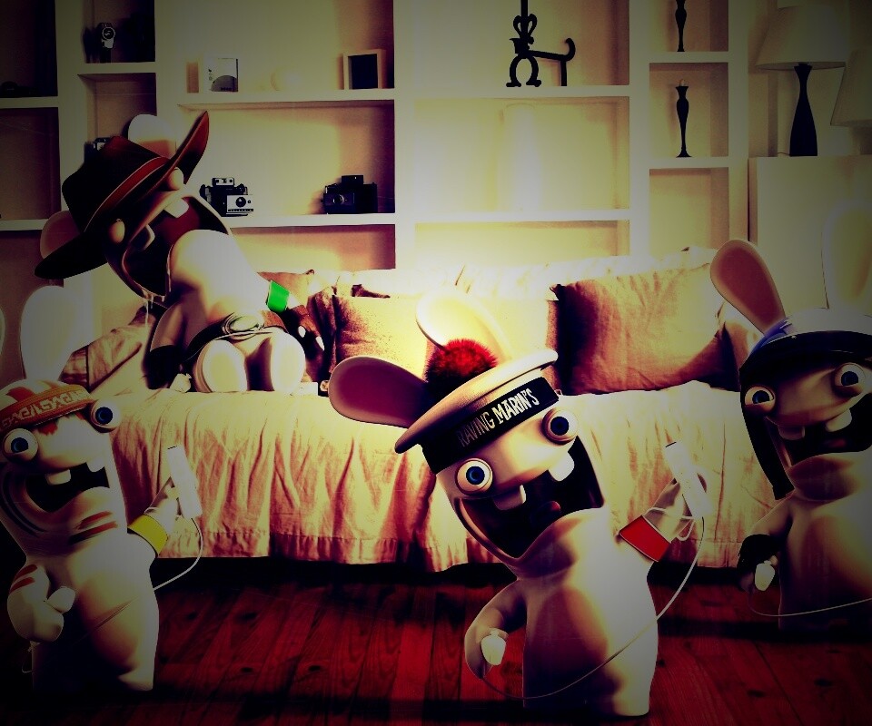 Raving Rabbids wii обои
