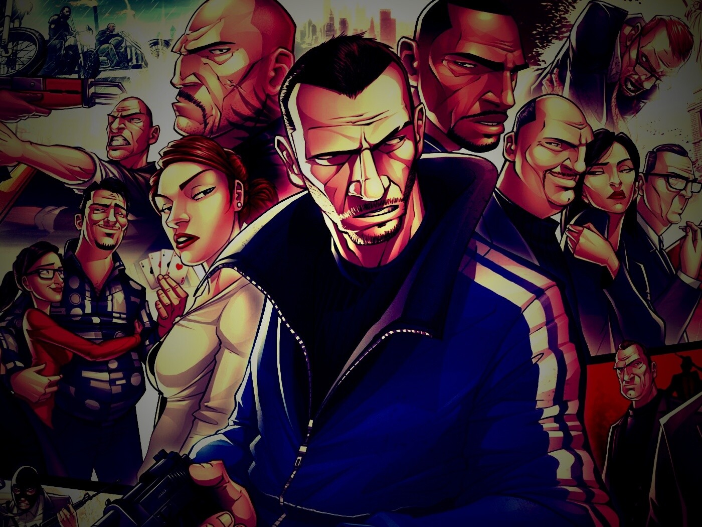 Персонажи GTA4 обои