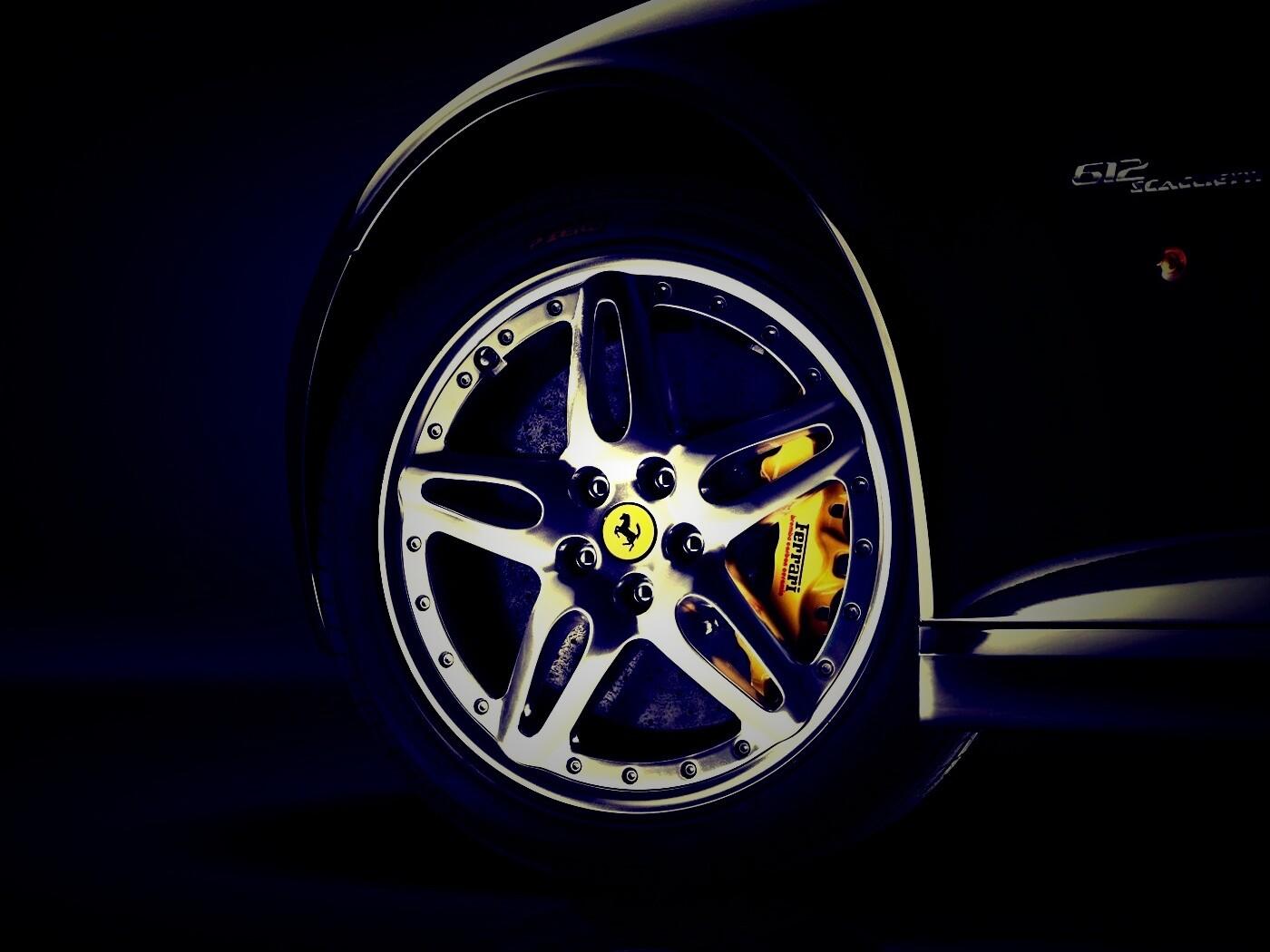 Колесо Scaglietti 612 обои