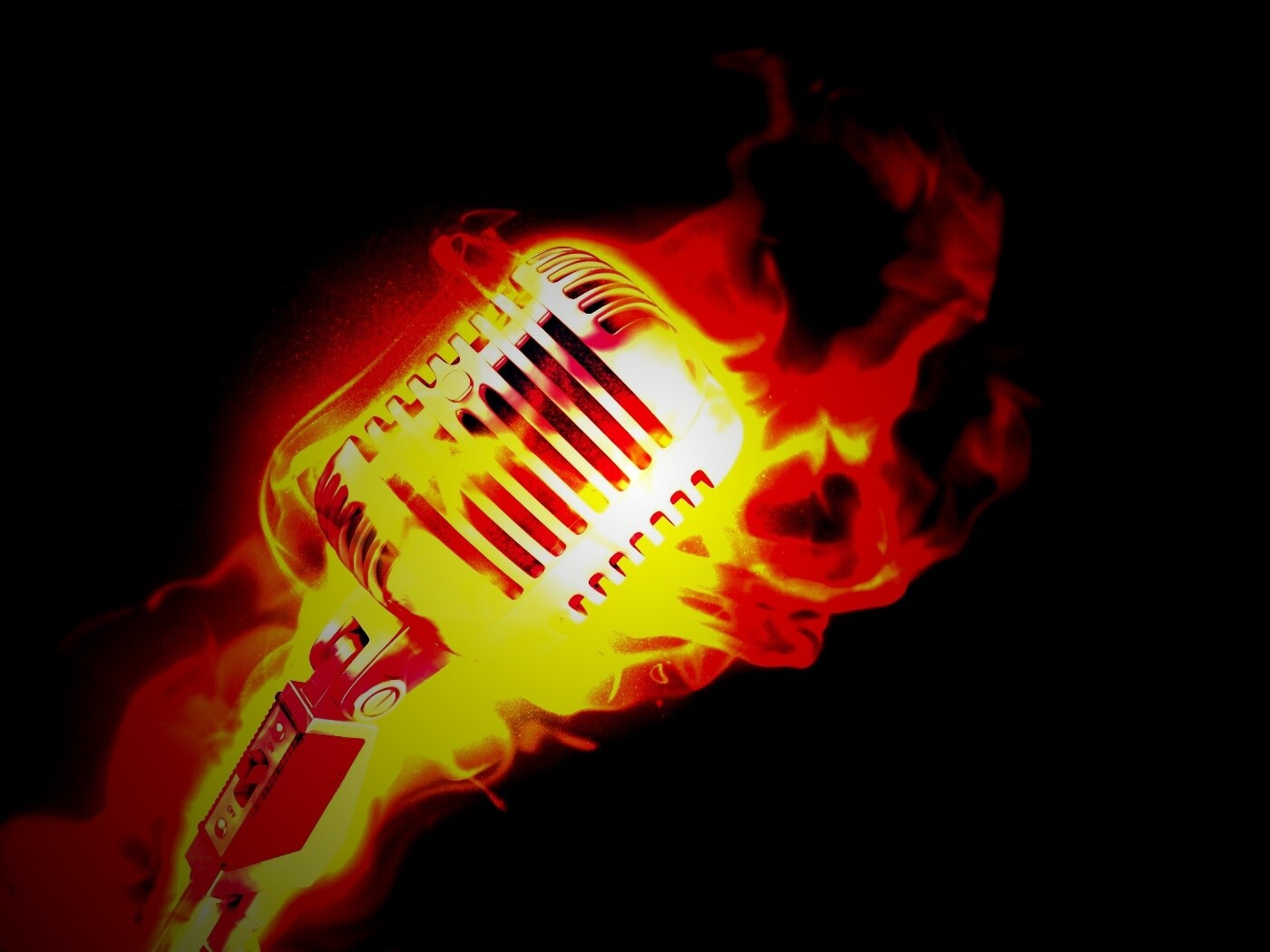 On fire! обои