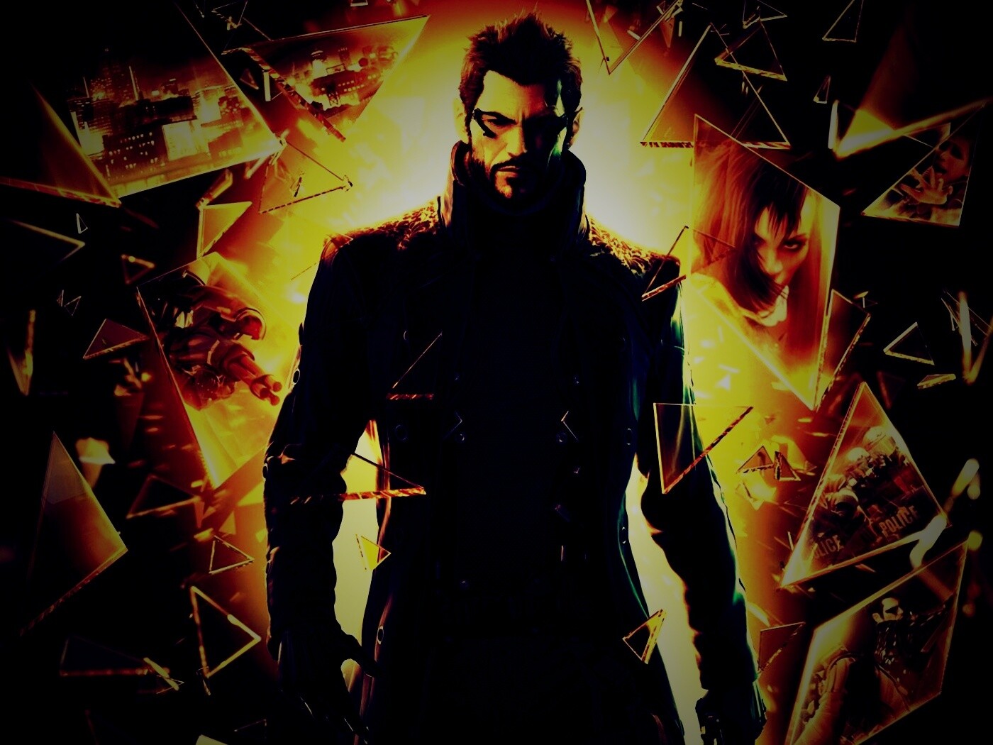 Адам Дженсен из Deus Ex : Human Revolution обои