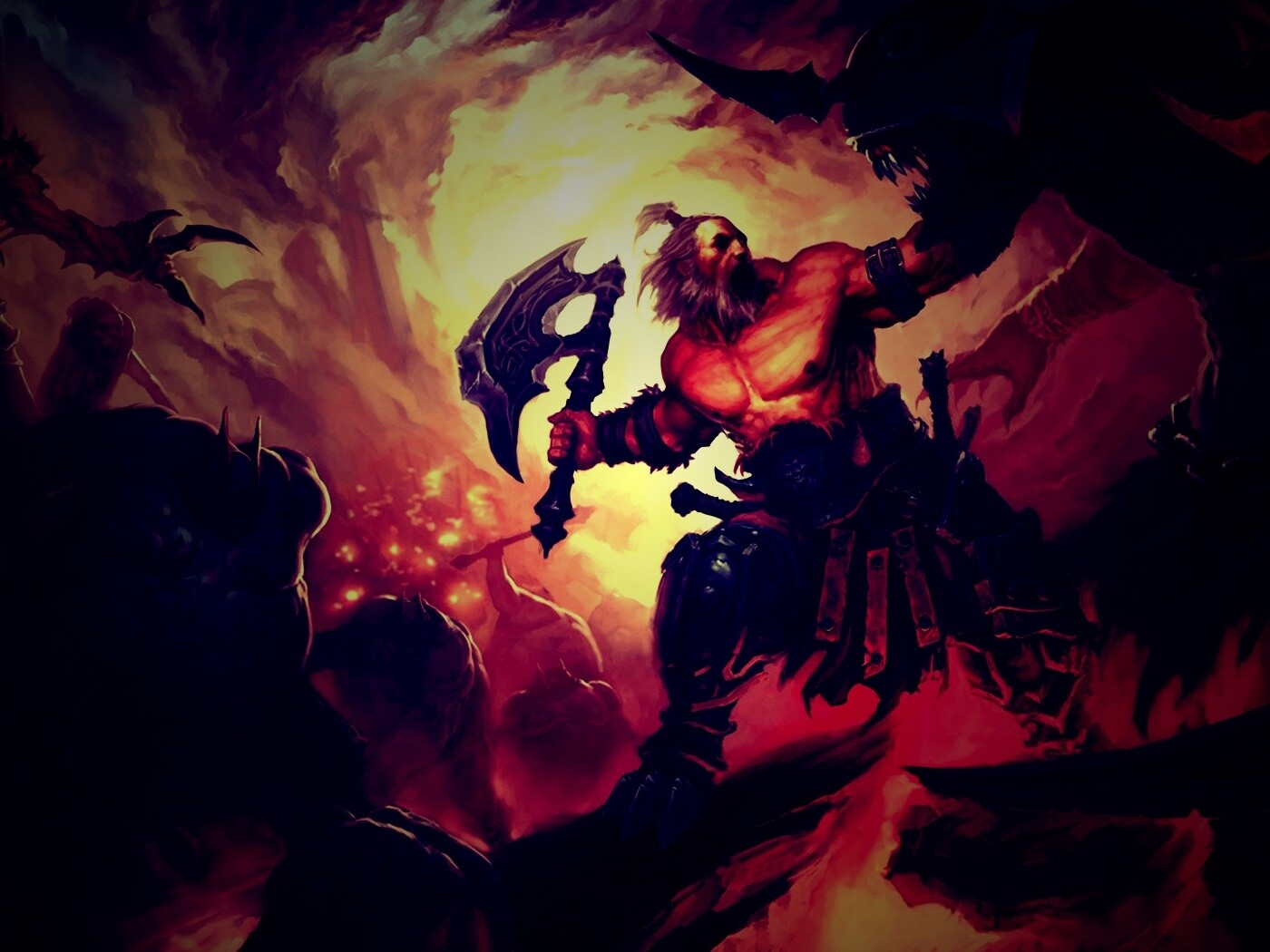 Варвар из Diablo 3 обои