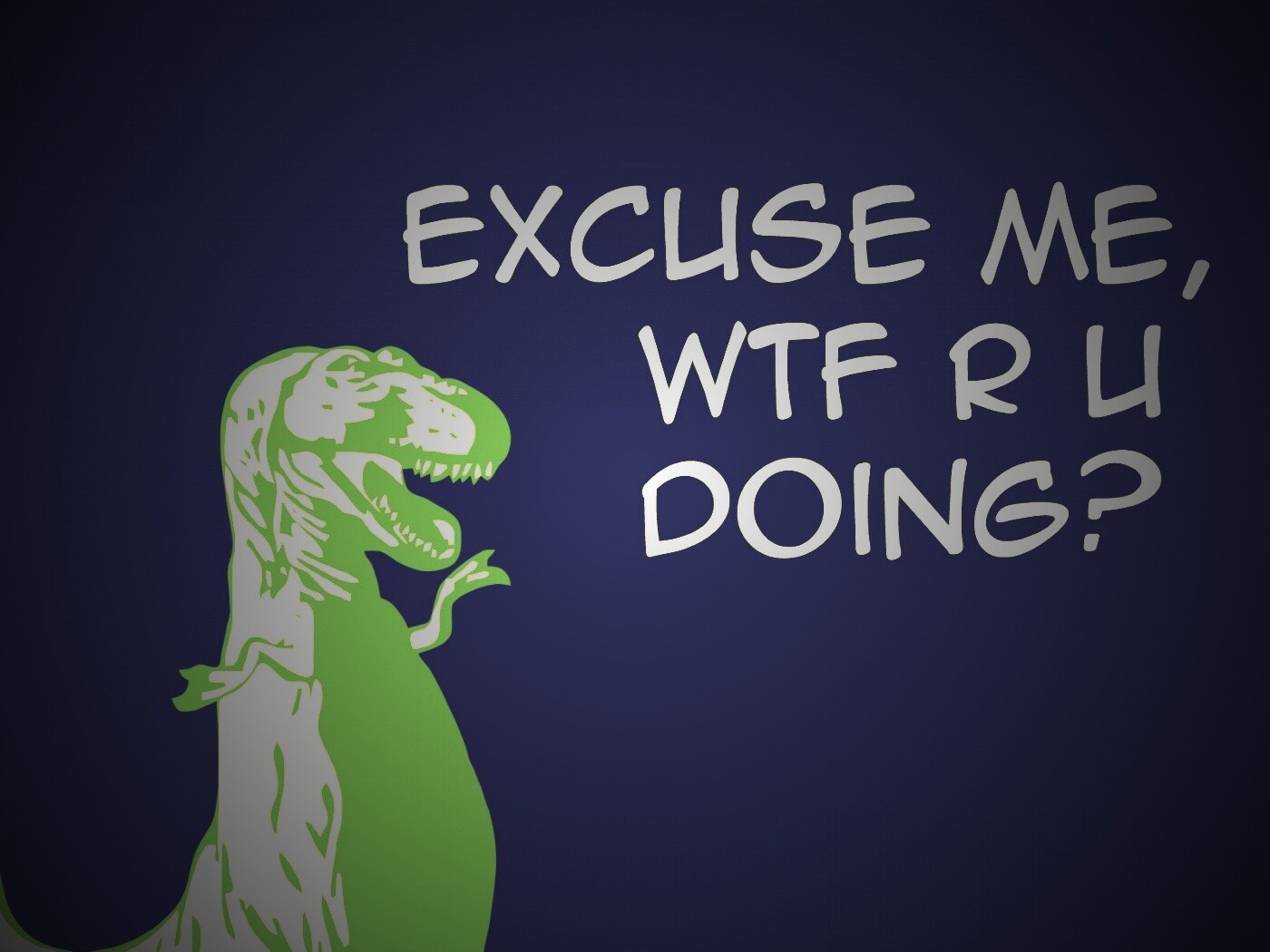 Excuse me, wtf are you doing? обои