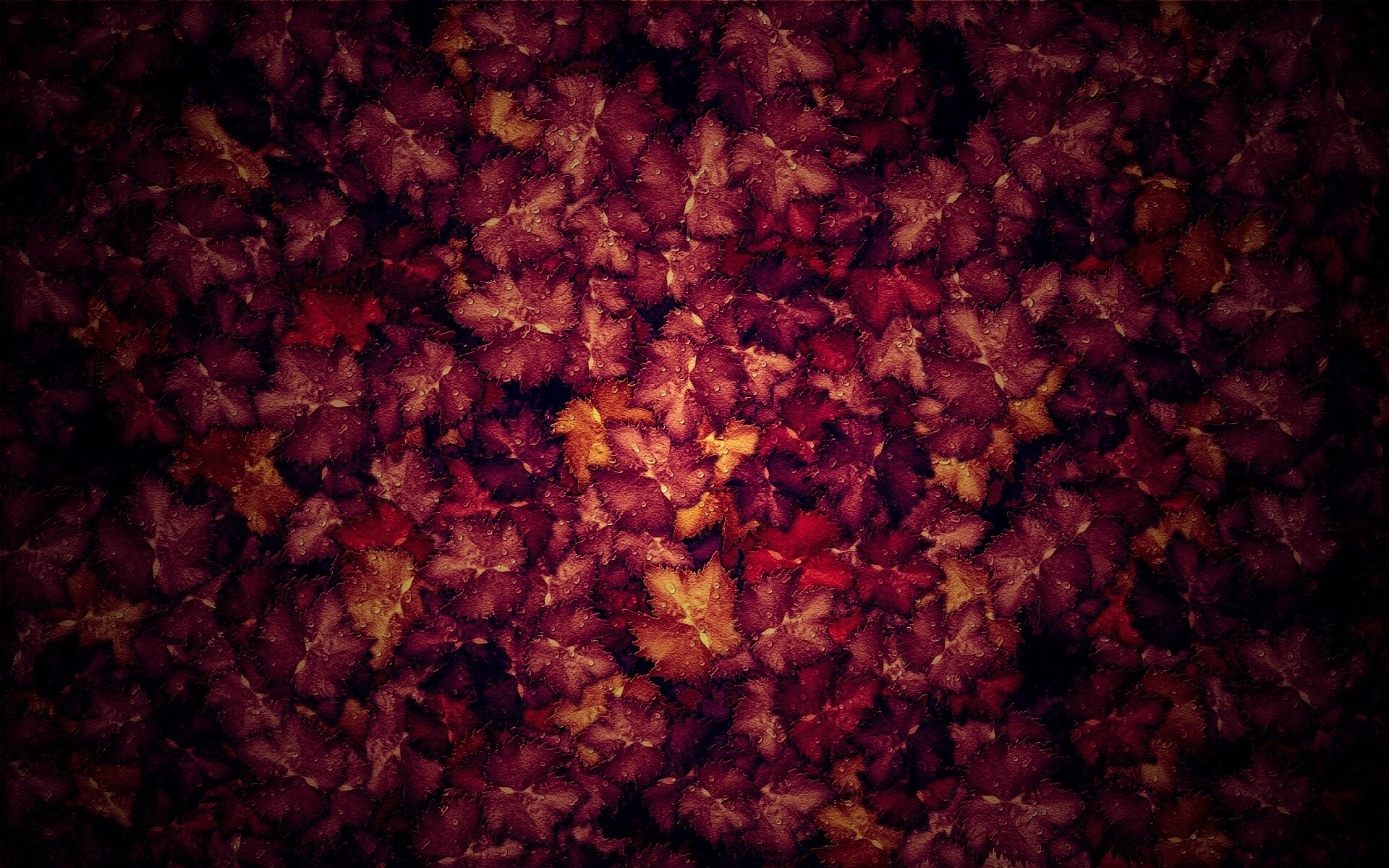 Осенние листья обои