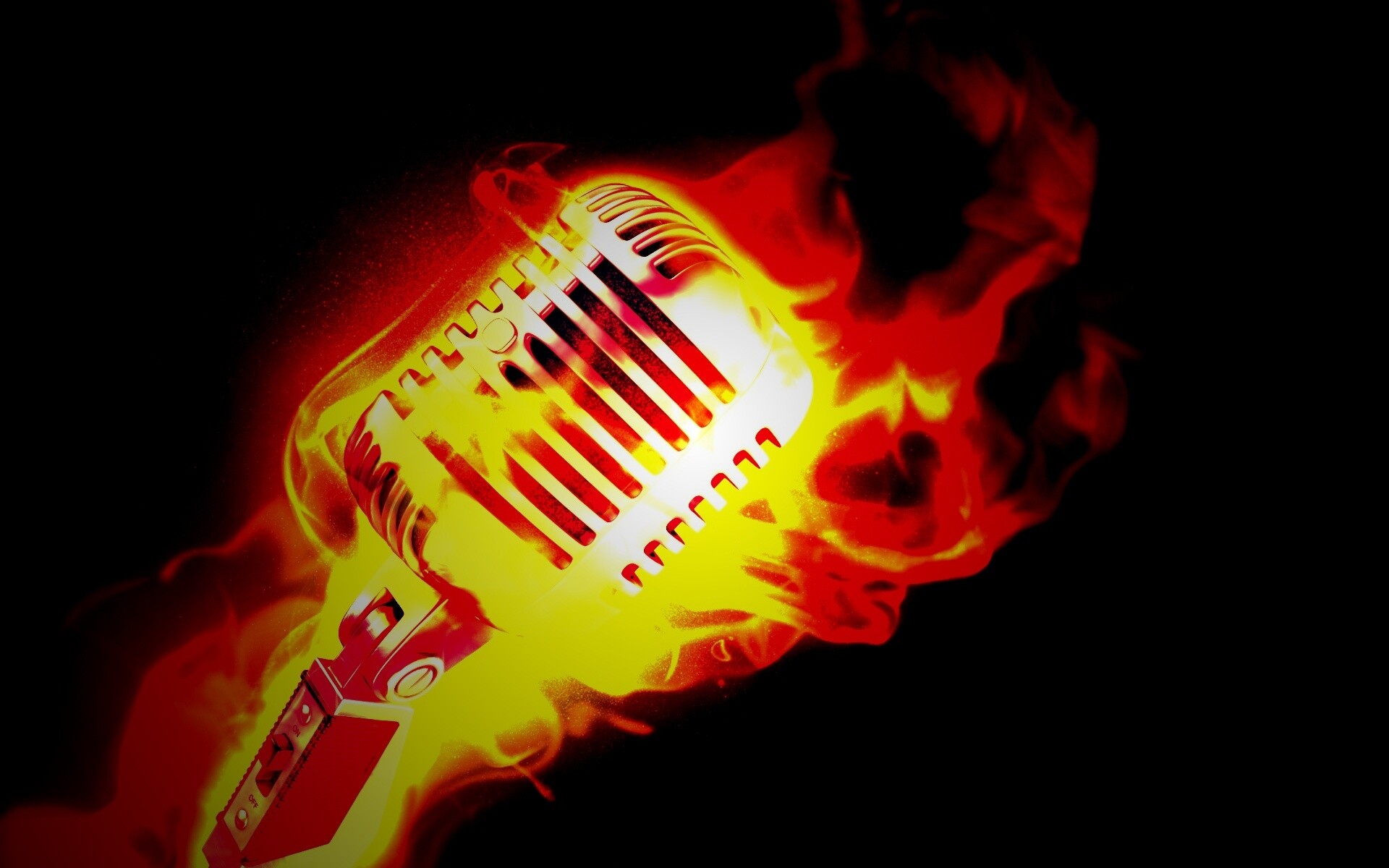 On fire! обои