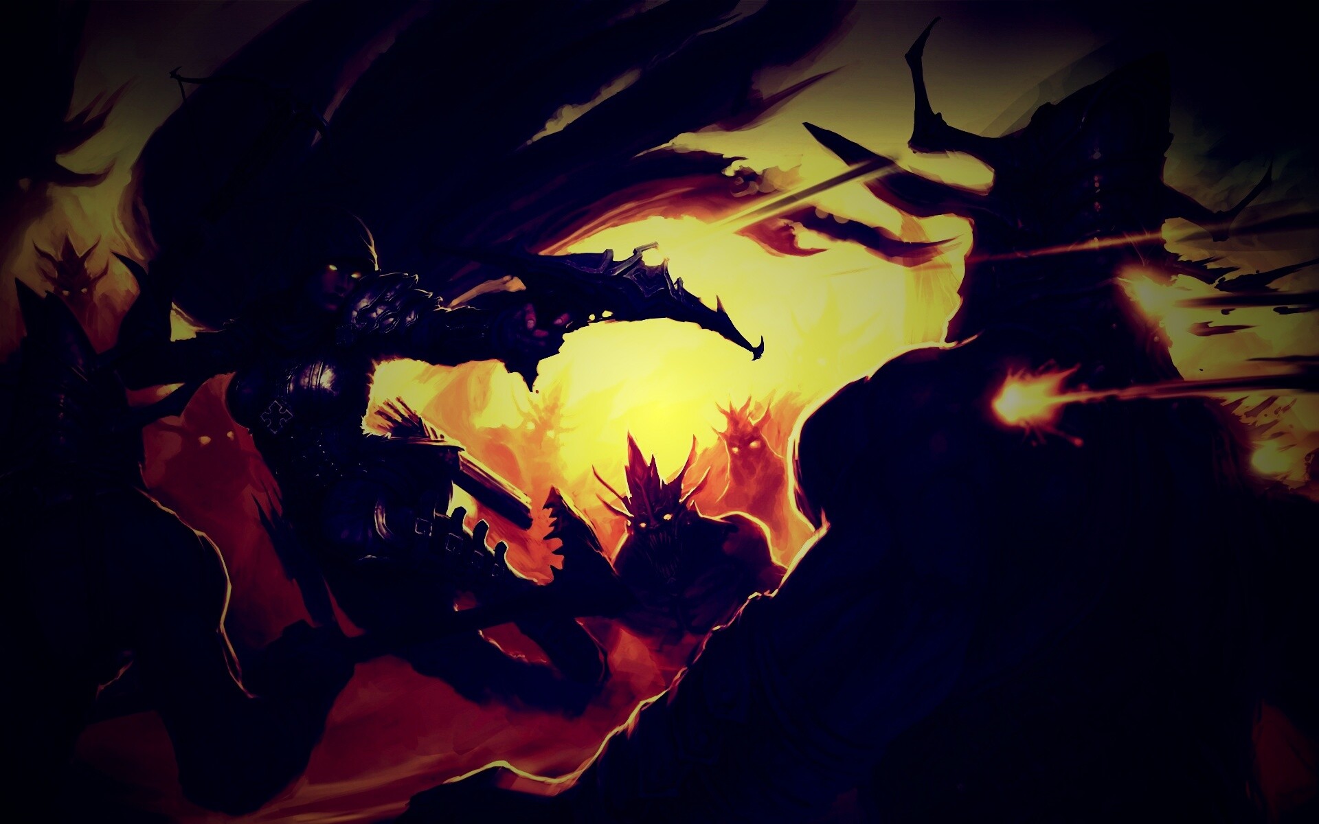 Охотник на демонов из Diablo 3 обои