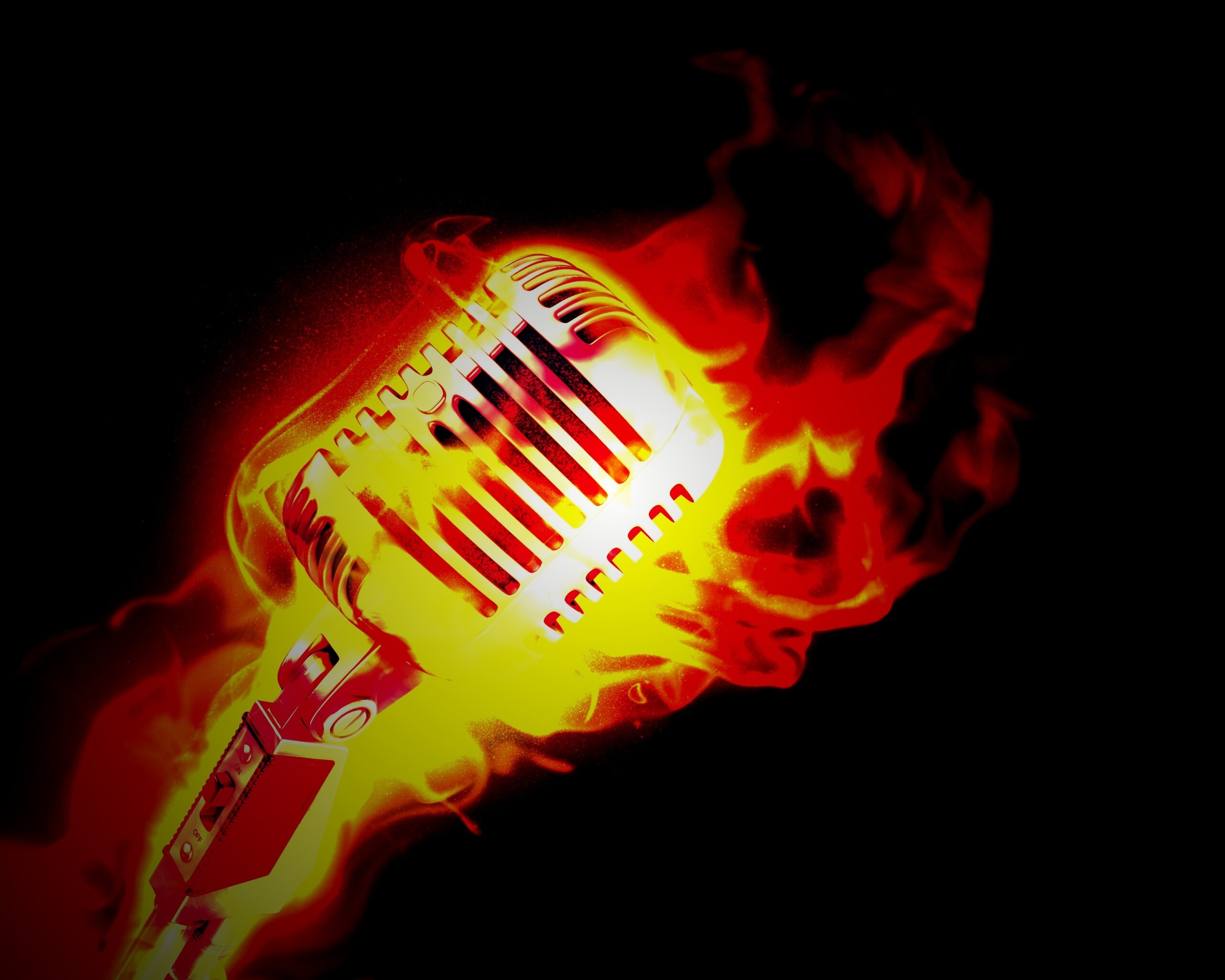 On fire! обои