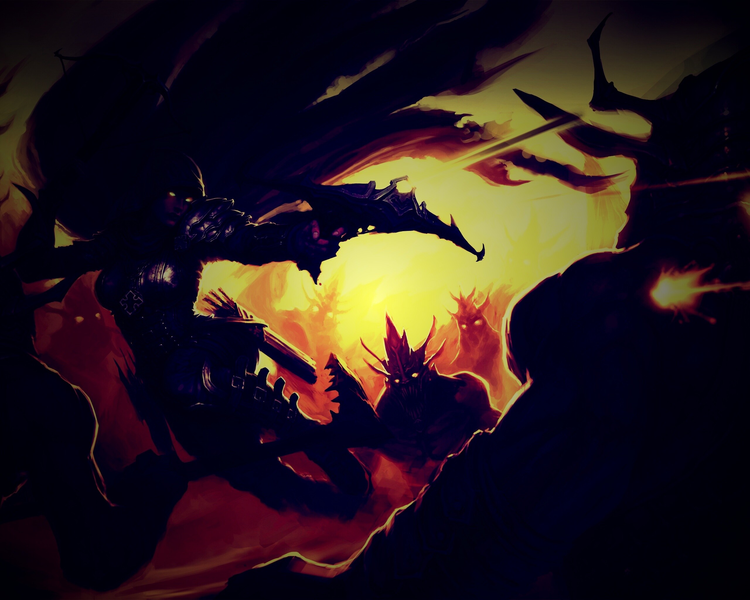 Охотник на демонов из Diablo 3 обои