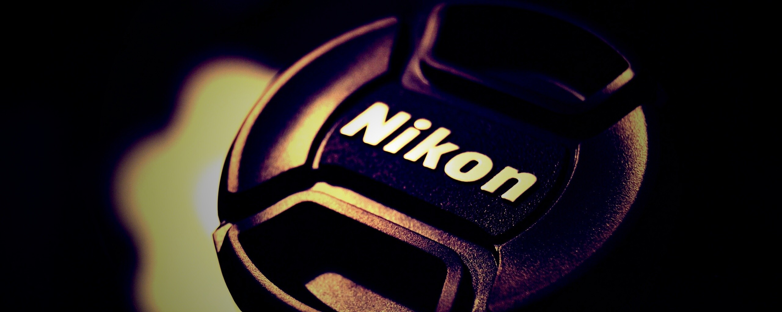 Крышечка от объектива Nikon обои