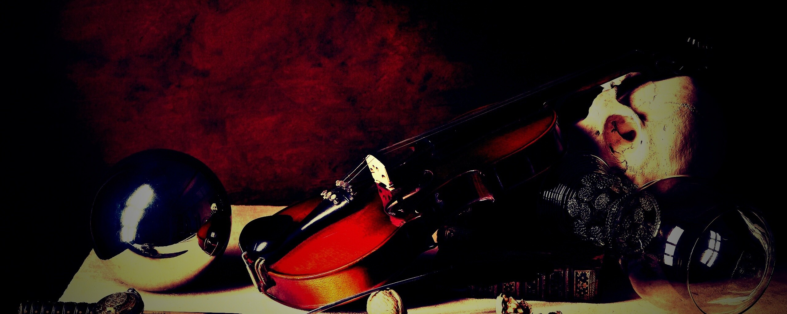 Композиция со скрипкой обои