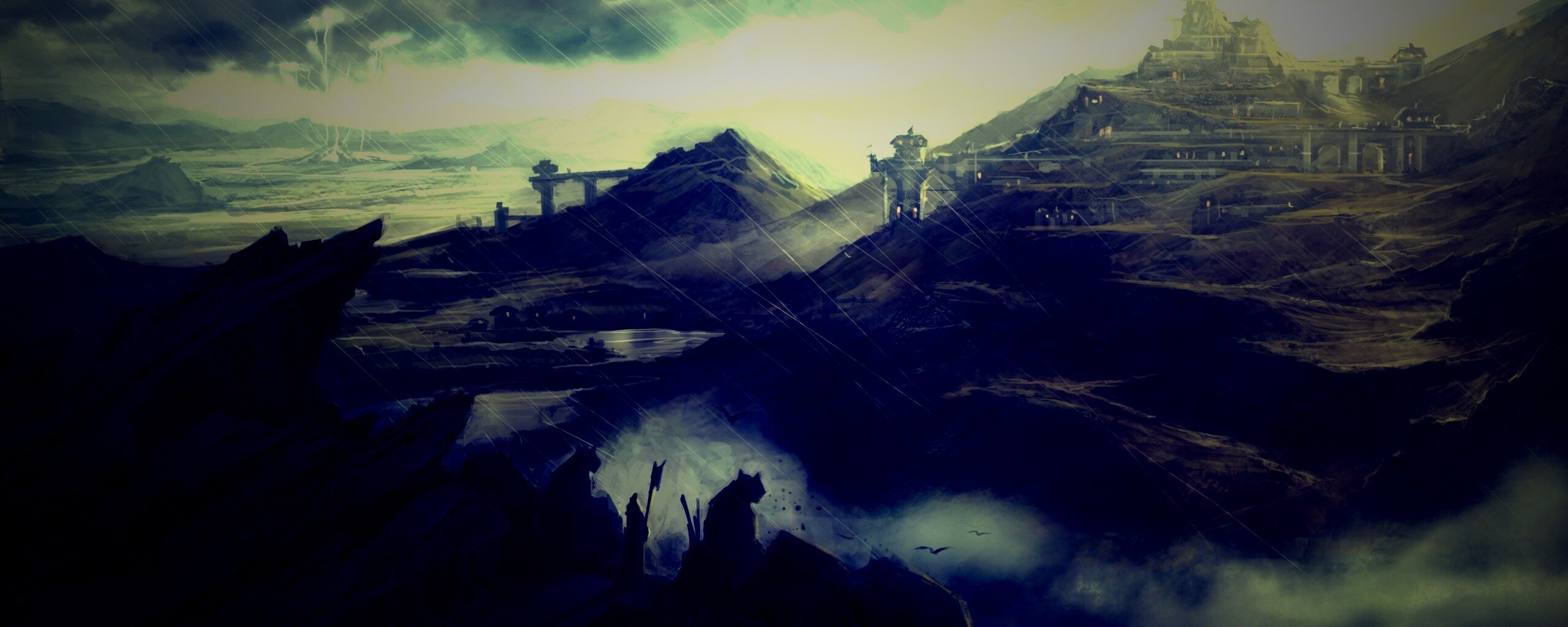 Пейзаж из Dragon Age 2 обои