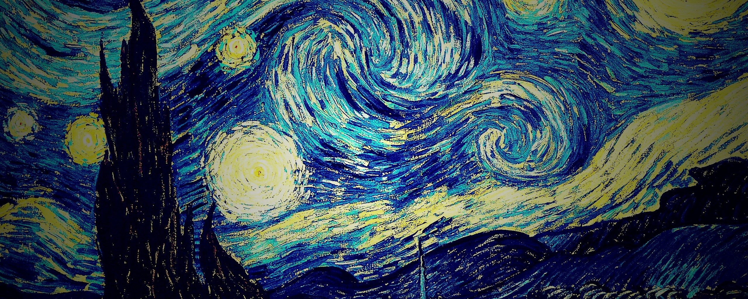 Рисунок города маслом обои