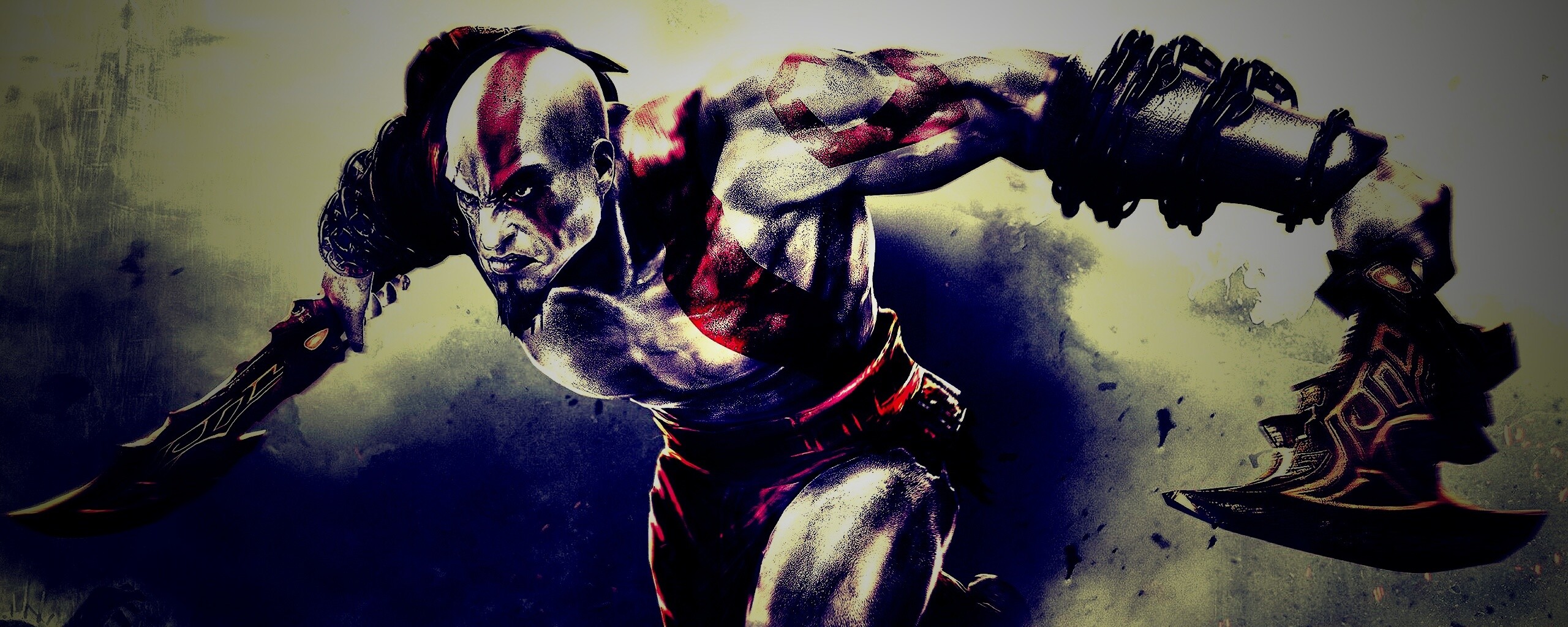 Герой игры God of War обои