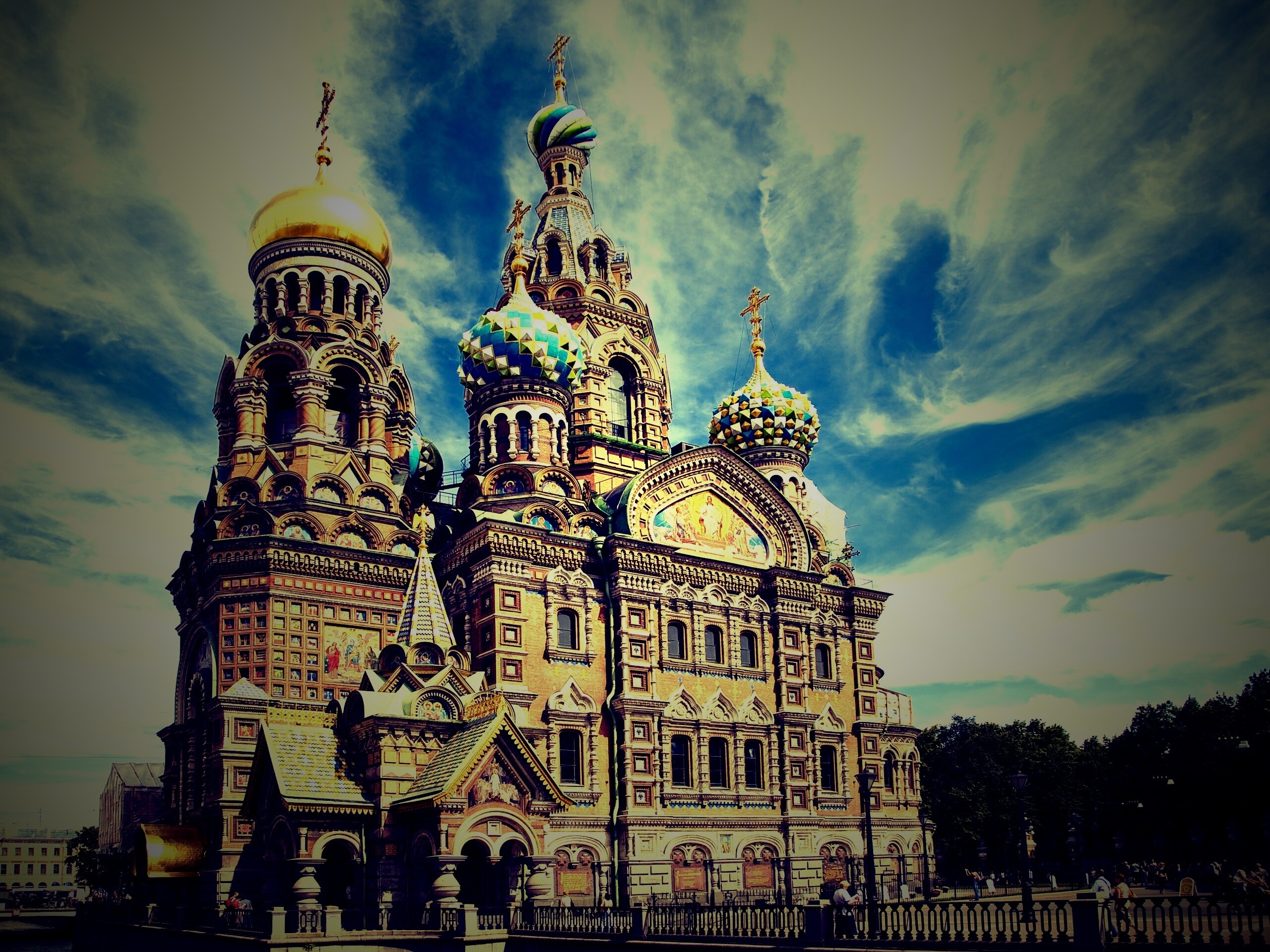 Спас на крови обои
