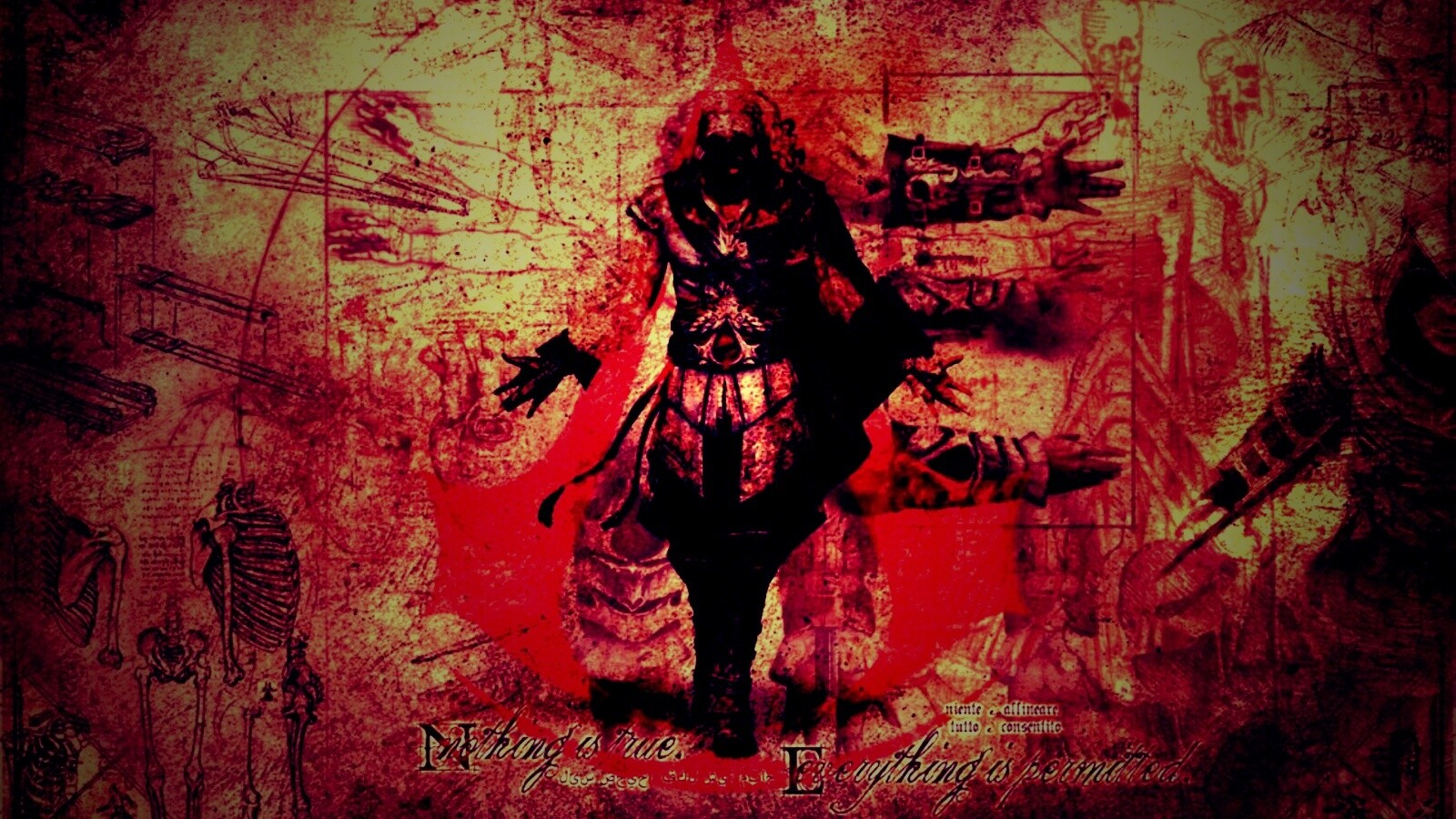 Гравюра Assasins Creed обои