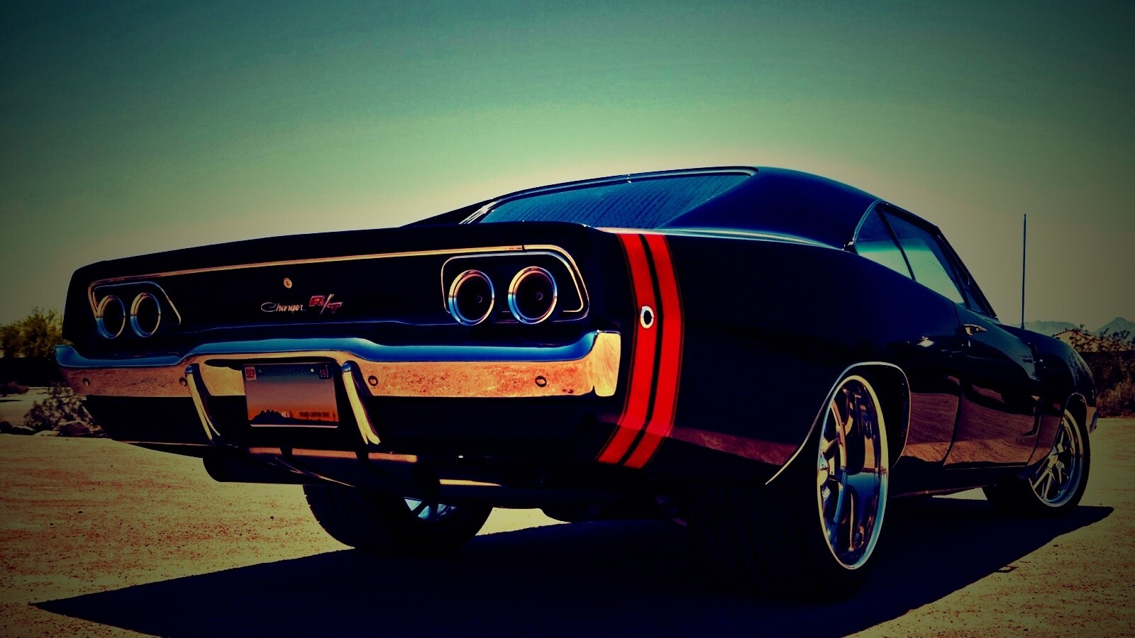 Зад Dodge Charger обои