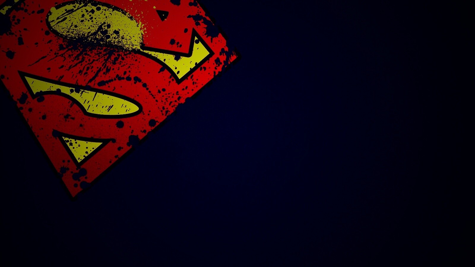 Потертый знак Супермена обои