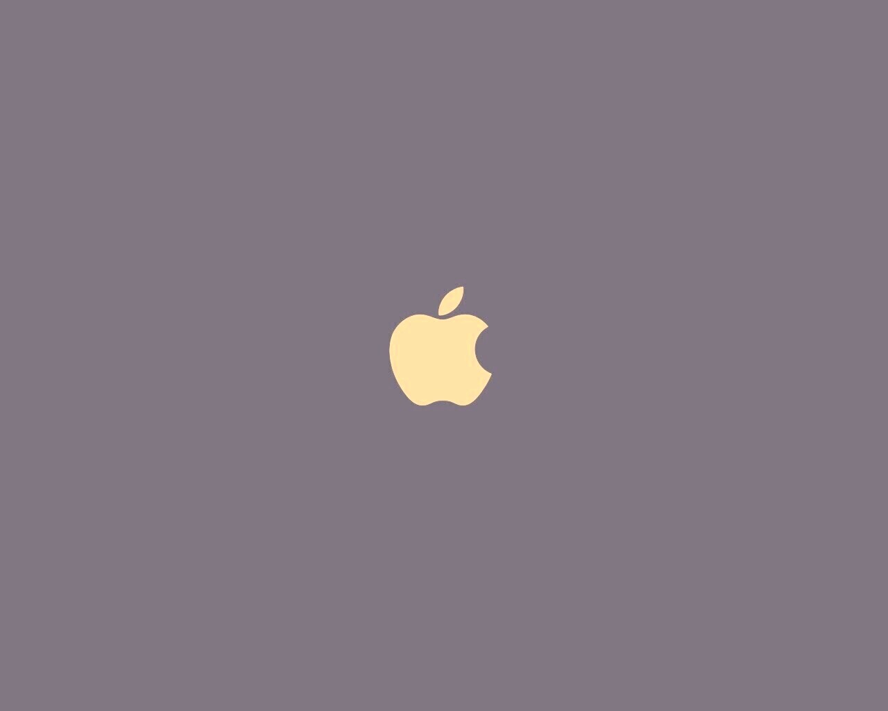 Логотип Apple на черном фоне обои