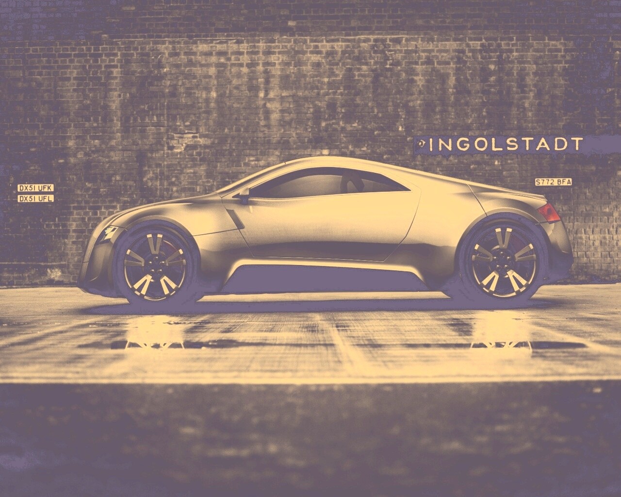 Концепт Audi R Zero обои