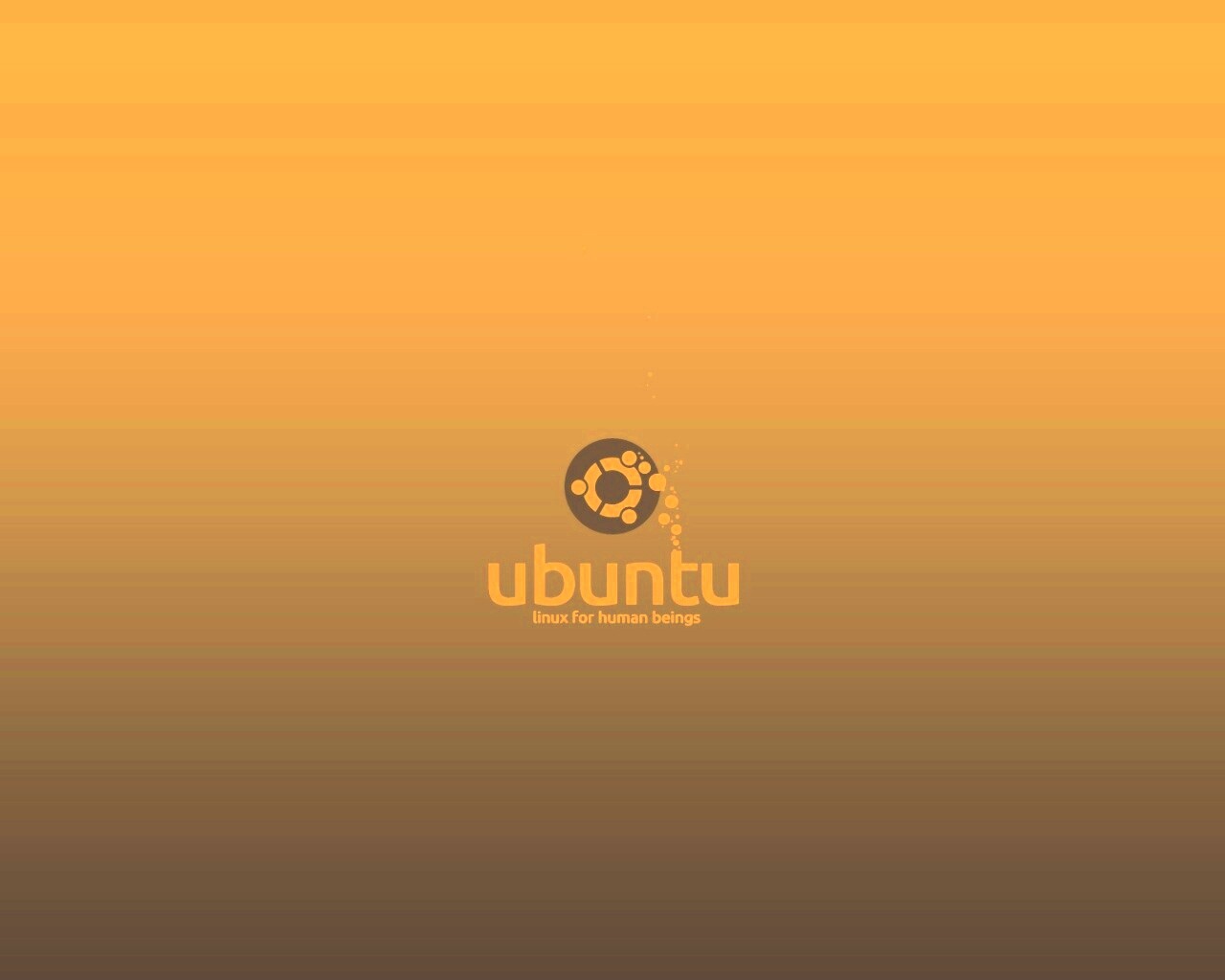 Логотип Ubuntu обои