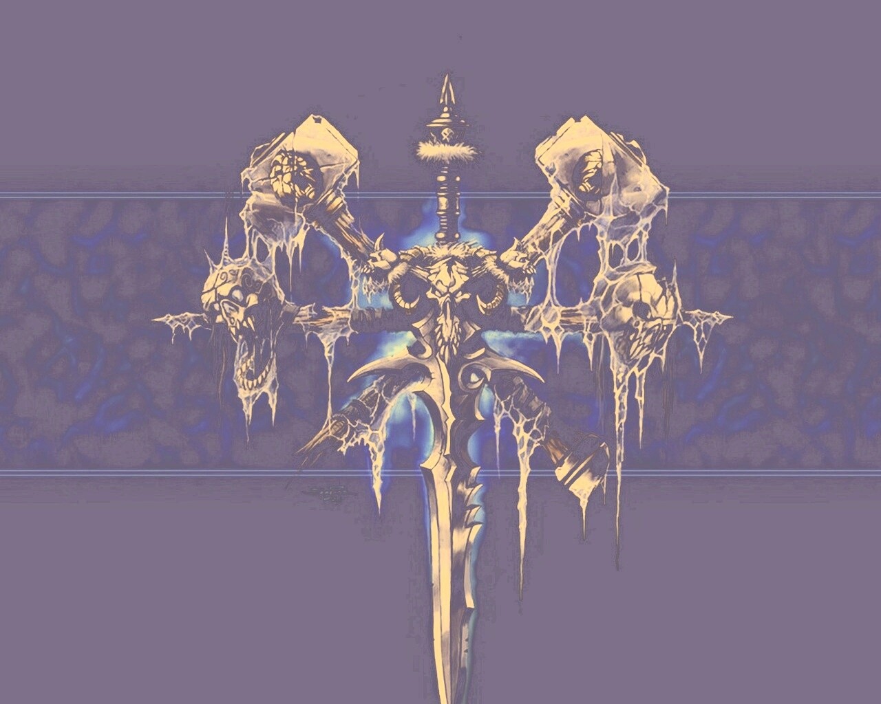 Логотип WarCraft Frothen Throne обои