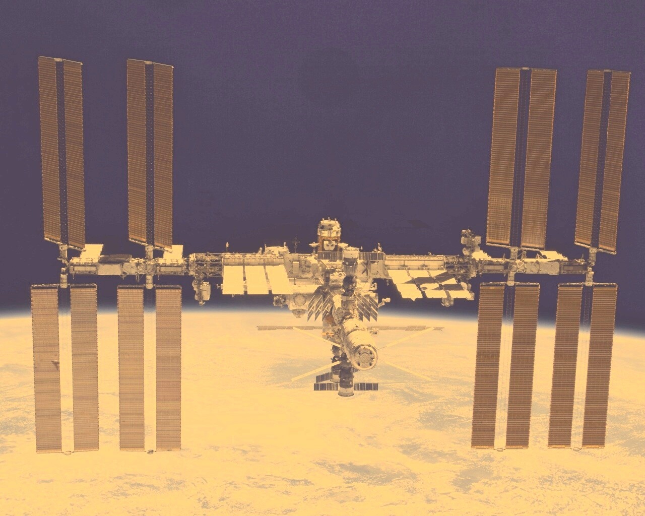 Международная космическая станция обои